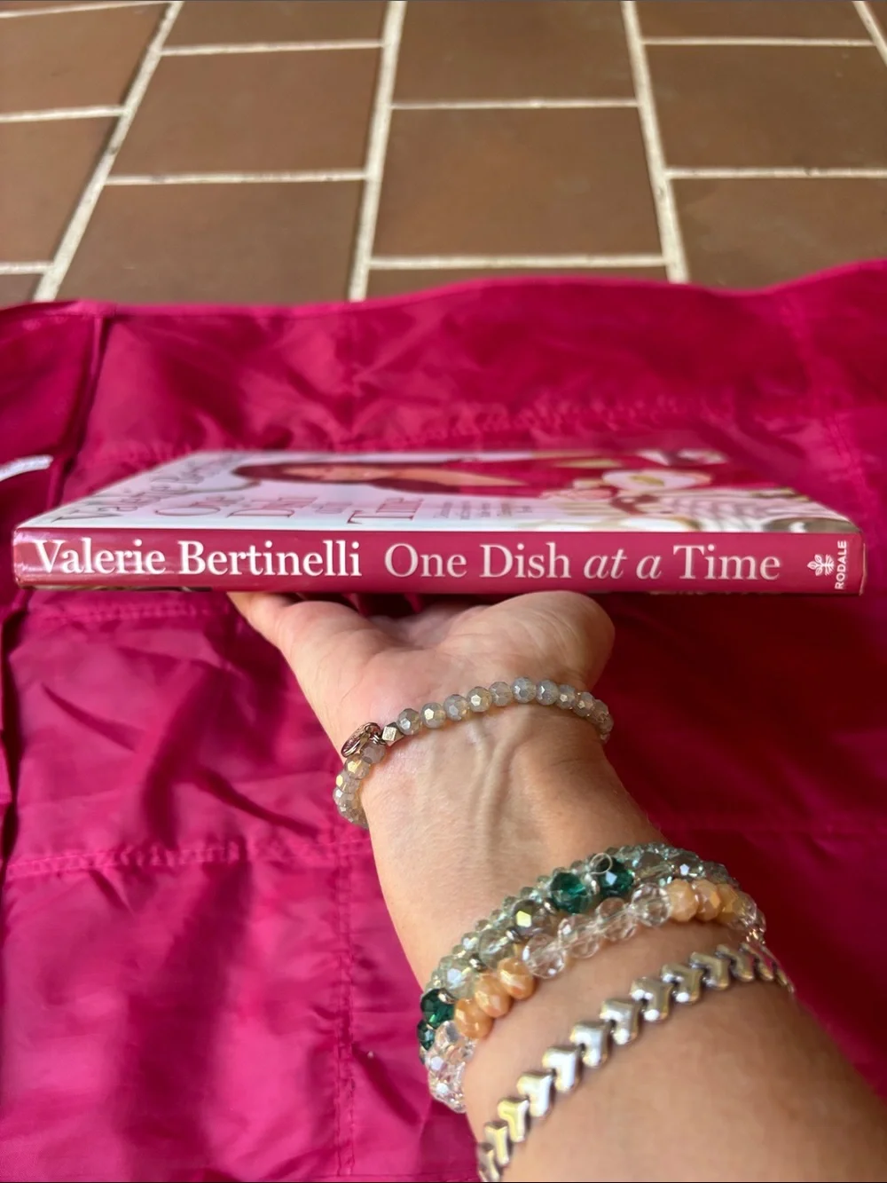 Valerie Bertinelli One Dish at a Time hardback cookbook 242 pgs. Good shape